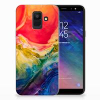 Hoesje maken Samsung Galaxy A6 (2018) Watercolor Dark - thumbnail