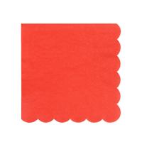 Gebaksservetten rood (20st) Meri Meri