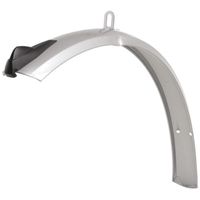 Voorspatbord 26/28 inch zilver