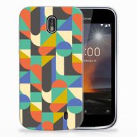 Nokia 1 TPU bumper Funky Retro