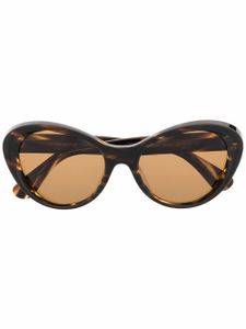 Oliver Peoples lunettes de soleil Zarene à monture papillon - Marron