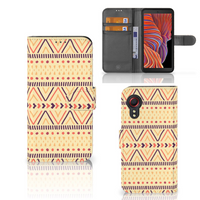 Samsung Galaxy Xcover 5 Telefoon Hoesje Aztec Yellow