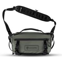 WANDRD Cameratas - Rogue Sling Crossbody Camera Case - Gemaakt van ballistische nylon stof, werkt als een Sling Laptop Tas, Wasatch Groen, 6L, Messenger Tas