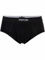 TOM FORD slip à ceinture à logo - Noir