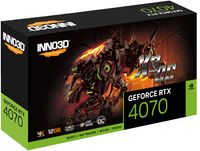 Inno 3D Nvidia GeForce RTX 4070 Videokaart 12 GB GDDR6X-RAM PCIe 4.0 x16, HDMI, DisplayPort - thumbnail