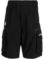 AAPE BY *A BATHING APE® short de sport à imprimé texte - Noir - thumbnail