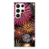 Samsung Galaxy S23 Ultra Silicone Back Cover Vuurwerk - thumbnail