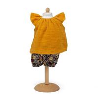 Tuniek met korte broek oker geel 42-46cm - thumbnail