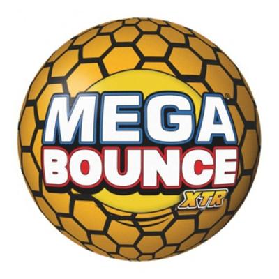 Wicked stuiterbal Mega Bounce XTR 7 cm geel 68 gram