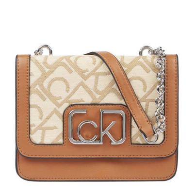 CALVIN KLEIN crossbody tas cognac