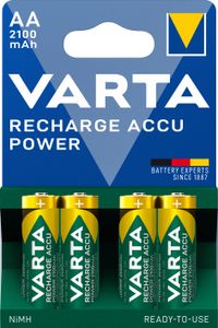 Varta RECH.AC.Power AA2100mAh BLI4 Oplaadbare AA batterij (penlite) NiMH 2100 mAh 1.2 V 4 stuk(s)