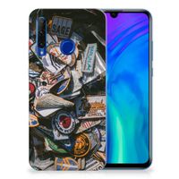 Honor 20 Lite Siliconen Hoesje met foto Badges