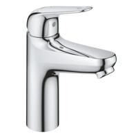 GROHE Euroeco Wastafelmengkraan - m-size - met pop-up waste - chroom 24269001