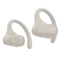 Belkin SoundForm ClearFit Open-Ear Wireless Earbuds, lichte langdurig comfortabele draadloze oordopjes, waterbestendig (IPX5), draadloze oortjes voor sport, hiken, fietsen, hardlopen en meer - Zand