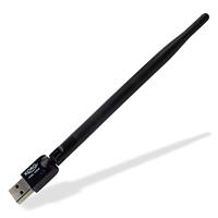 Verstelbare WLAN USB-antenne Xoro HWL 155N, voor Xoro SMART receiver, PC, Windows, Linux, Raspberry Pi, 5 dBi antenneversterking, ondersteunt WEP/WPA/WPA2