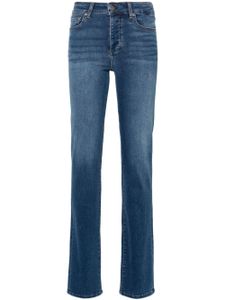 LIU JO high-rise straight-leg jeans - Bleu