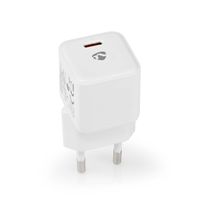 Nedis WCMPD20W100WT Oplader 1.67 / 2.22 / 3.0 A Outputs: 1 Usb-c™ 20 W Automatische Voltage Selectie