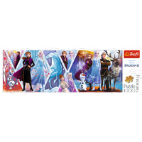 Frozen Disney Panorama Puzzel - thumbnail