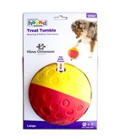 Snackbal Treat Tumble, rood-geel - thumbnail