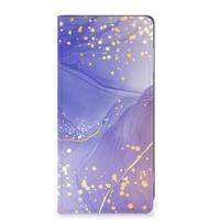 Bookcase voor Motorola Moto G24 | G04 | G24 Power Watercolor Paars - thumbnail