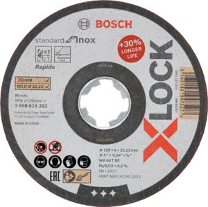 Bosch Accessories 2608619262 2608619262 Doorslijpschijf recht 125 mm 1 stuk(s)