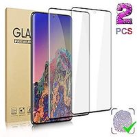 2 pcts Scherm Beschermer Voor Samsung Galaxy S24 Ultra Plus S23 S22 S21 Plus ultra S9 Plus S10 Gehard Glas 9H-hardheid Anti-vingerafdrukken High-Definition (HD) Explosieveilige Krasbestendig Lightinthebox