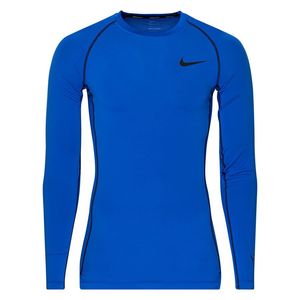 Nike Pro Top Dri-FIT - Blauw/Zwart Lange Mouwen