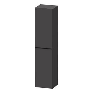 Hoge Kast Duravit D-Neo Kolomkast Wand 176 cm Linksdraaiend Mat Grafiet Duravit