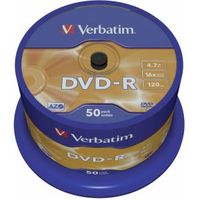 Verbatim DVD-R Matt Silver 4,7 GB 50 stuk(s) - thumbnail