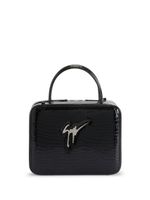 Giuseppe Zanotti pochette Filomenhe à plaque logo - Noir - thumbnail