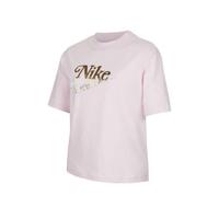 Nike T-shirt met logo lichtroze