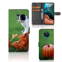 Xiaomi Poco F2 Pro Telefoonhoesje met Pasjes Kitten