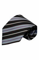 Zwarte zijden stropdas Fisole 01