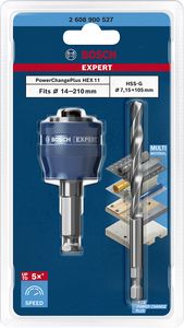 Bosch Accessories Expert Power Change Plus 2608900527 Snelwisseladapter voor montage schacht 2-delig 7.15 mm 2 stuk(s)