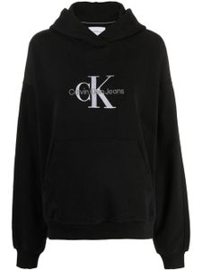 Calvin Klein hoodie à logo imprimé - Noir