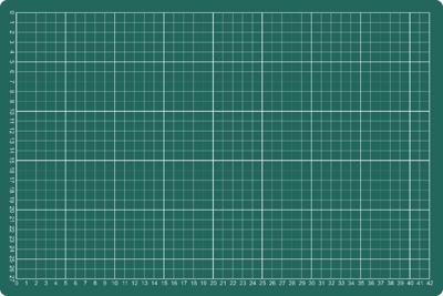 Snijmat rillstab 300 x 450 mm a3 3-laags groen