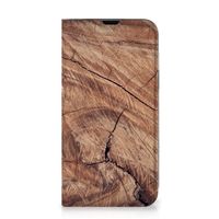 iPhone 13 Book Wallet Case Tree Trunk - thumbnail