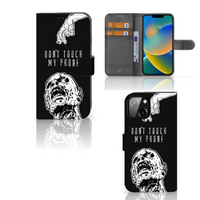 Portemonnee Hoesje Apple iPhone 14 Zombie - thumbnail