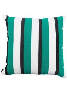 Fornasetti coussin carré à rayures - Vert