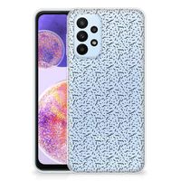 Samsung Galaxy A23 TPU bumper Stripes Dots - thumbnail