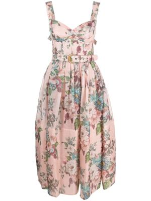 ZIMMERMANN Matchmaker midi-jurk met bloemenprint - Roze ZIMMERMANN Matchmaker midi-jurk met bloemenprint - Roze