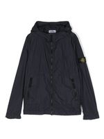 Stone Island Junior veste à badge Compass - Bleu