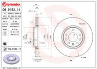 Remmenset, remschijf BREMBO, Remschijftype: Binnen geventileerd, Inbouwplaats: Achteras: , u.a. für Saab, Vauxhall - thumbnail