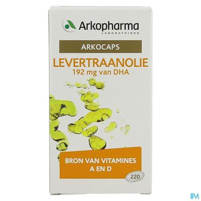 Arkocaps Levertraanolie Caps 220 Arkopharma