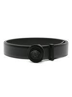 Versace ceinture Medusa Biggie en cuir - Noir