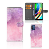 Hoesje Motorola Moto G9 Plus Pink Purple Paint - thumbnail