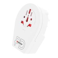 SKROSS - World to USA USB C20PD - USA Travel Adapter uit Euro, Australië, Verenigd Koninkrijk, VS, Japan, Brazilië en China - USB C C Charging C 3A Fast Charger