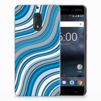 Nokia 6 TPU bumper Waves Blue