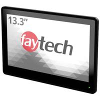 Faytech FT133TMCAPOB Touchscreen monitor Energielabel: D (A - G) 33.8 cm (13.3 inch) 1920 x 1080 Pixel 16:9 14 ms HDMI, DisplayPort, VGA, USB-B, Audio-Line-in