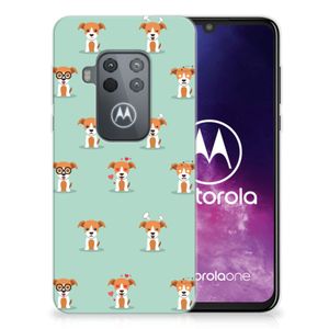 Motorola One Zoom TPU Hoesje Pups